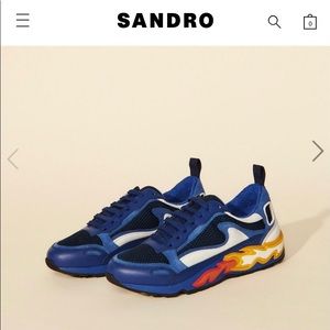 Sandro Flame Sneaker Blue